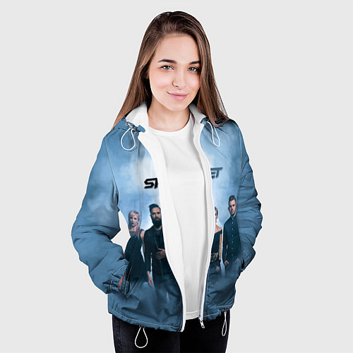 Женская куртка Skillet: Smoke / 3D-Белый – фото 3