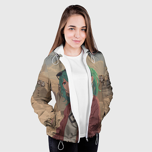 Женская куртка Vocaloid / 3D-Белый – фото 3