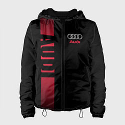 Куртка с капюшоном женская Audi: Black Sport, цвет: 3D-черный