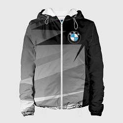 Куртка с капюшоном женская BMW 2018 SPORT, цвет: 3D-белый