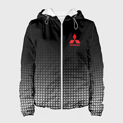 Куртка с капюшоном женская MITSUBISHI SPORT, цвет: 3D-белый