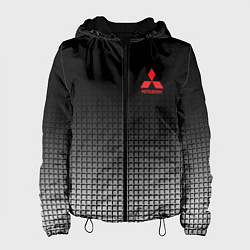 Куртка с капюшоном женская MITSUBISHI SPORT, цвет: 3D-черный