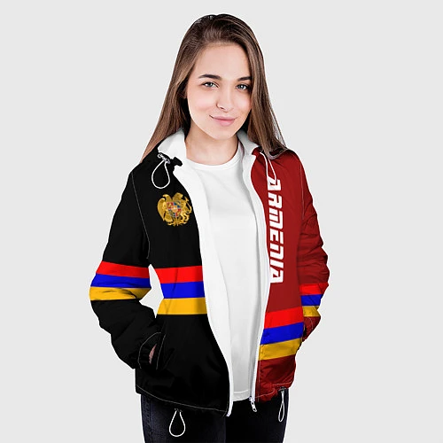 Женская куртка Armenia / 3D-Белый – фото 3