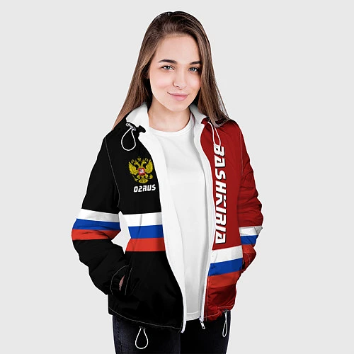 Женская куртка Bashkiria, Russia / 3D-Белый – фото 3