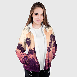 Куртка с капюшоном женская Los Angeles, цвет: 3D-белый — фото 2