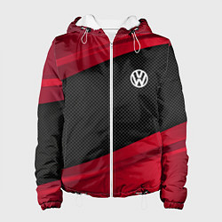 Куртка с капюшоном женская Volkswagen: Red Sport, цвет: 3D-белый