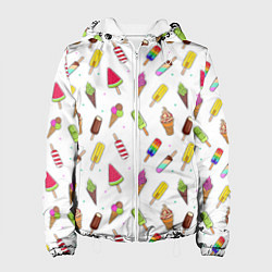 Куртка с капюшоном женская Summer Mix, цвет: 3D-белый