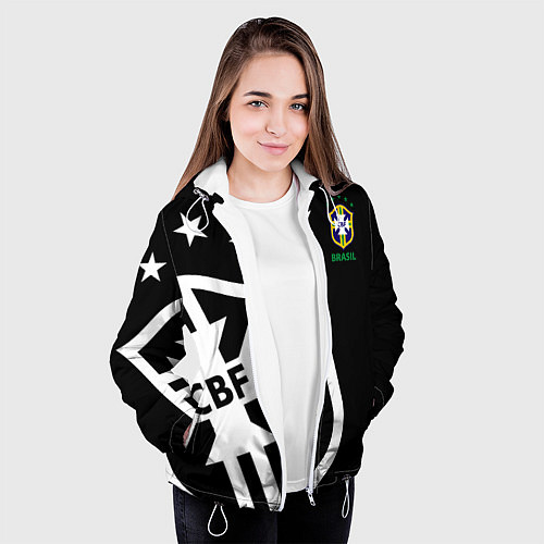 Женская куртка Brazil Team: Exclusive / 3D-Белый – фото 3