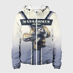 Куртка с капюшоном женская Warhammer 40000: Tau Empire, цвет: 3D-белый