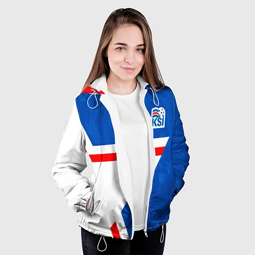Женская куртка KSI ICELAND STAR / 3D-Белый – фото 3