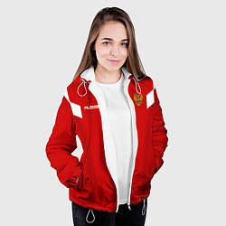 Куртка с капюшоном женская Сборная России, цвет: 3D-белый — фото 2