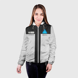 Куртка с капюшоном женская RK900: Become Human, цвет: 3D-белый — фото 2
