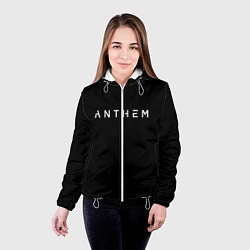 Куртка с капюшоном женская ANTHEM: Black Style, цвет: 3D-белый — фото 2