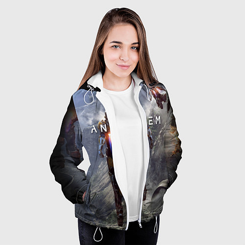 Женская куртка ANTHEM / 3D-Белый – фото 3