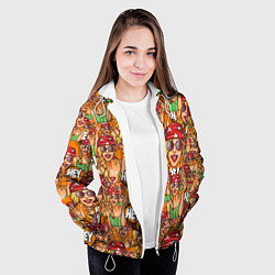 Куртка с капюшоном женская Hey Girl, цвет: 3D-белый — фото 2