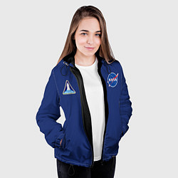 Куртка с капюшоном женская NASA: Special Form, цвет: 3D-черный — фото 2