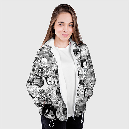 Женская куртка AHEGAO / 3D-Белый – фото 3