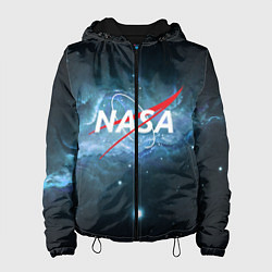 Куртка с капюшоном женская NASA: Space Light, цвет: 3D-черный