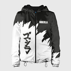 Куртка с капюшоном женская Godzilla: Light Style, цвет: 3D-черный