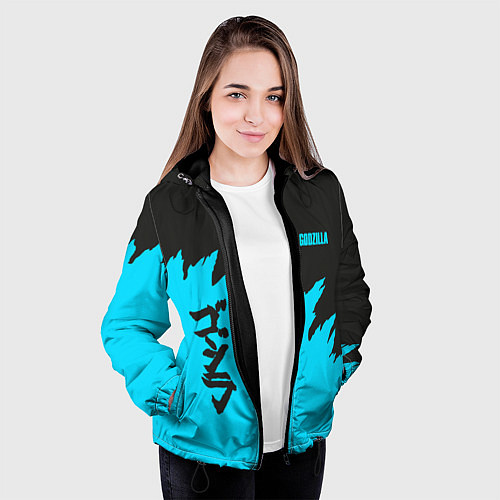 Женская куртка GODZILLA / 3D-Черный – фото 3