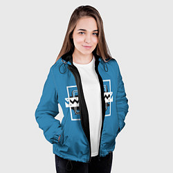 Куртка с капюшоном женская R6S: Frost, цвет: 3D-черный — фото 2