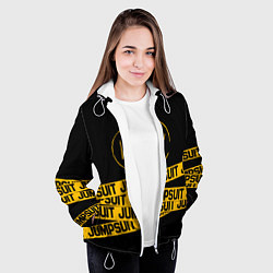 Куртка с капюшоном женская Twenty One Pilots: Jumpsuit, цвет: 3D-белый — фото 2