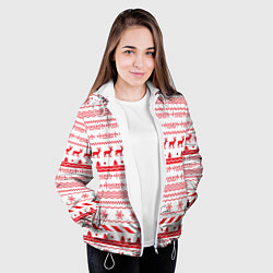 Куртка с капюшоном женская Horizon Zero Dawn: New Year, цвет: 3D-белый — фото 2