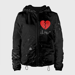 Куртка с капюшоном женская Lil Peep: Broken Heart, цвет: 3D-черный