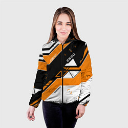 Куртка с капюшоном женская CS:GO Asiimov Inverted, цвет: 3D-черный — фото 2