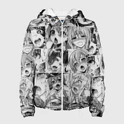Куртка с капюшоном женская Ahegao Babes, цвет: 3D-белый