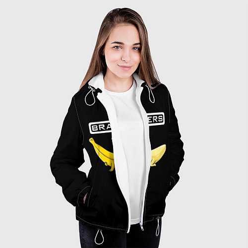 Женская куртка Brazzers: Black Banana / 3D-Белый – фото 3