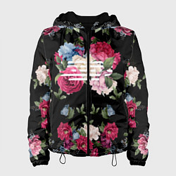Куртка с капюшоном женская Big Bang: Flower Road, цвет: 3D-черный