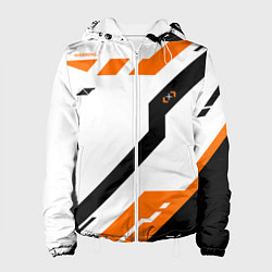 Куртка с капюшоном женская CS:GO Asiimov Light, цвет: 3D-белый