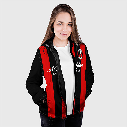 Женская куртка AC Milan / 3D-Черный – фото 3