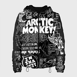 Куртка с капюшоном женская Arctic Monkeys: I'm in a Vest, цвет: 3D-черный