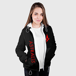 Куртка с капюшоном женская Astralis: Dark Style, цвет: 3D-белый — фото 2