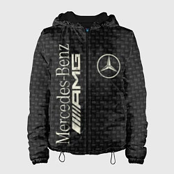 Куртка с капюшоном женская Mercedes AMG: Dark Side, цвет: 3D-черный