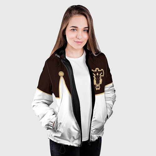 Женская куртка Черный Клевер: Мантия / 3D-Черный – фото 3