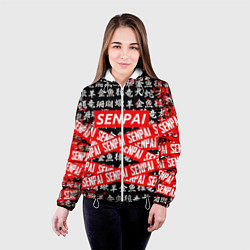 Куртка с капюшоном женская SENPAI, цвет: 3D-белый — фото 2