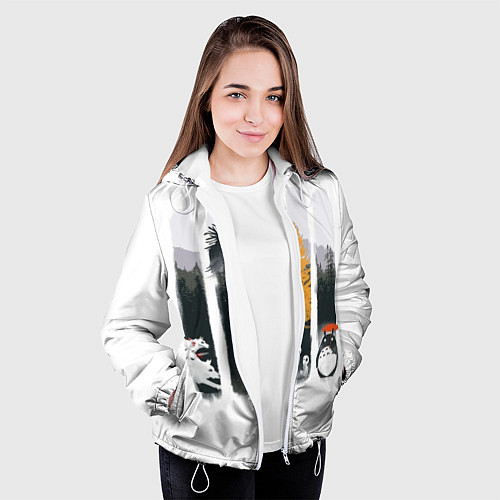 Женская куртка Хранители Леса / 3D-Белый – фото 3