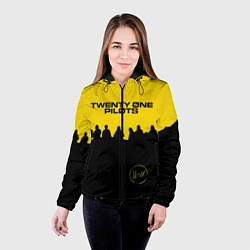 Куртка с капюшоном женская TOP: TRENCH, цвет: 3D-черный — фото 2