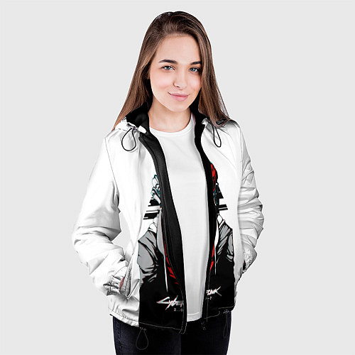Женская куртка Cyberpubk 2077 / 3D-Черный – фото 3