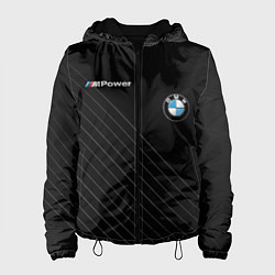 Куртка с капюшоном женская BMW, цвет: 3D-черный