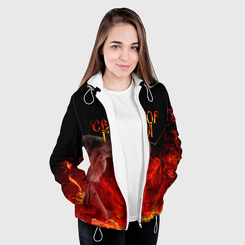 Женская куртка Сектор Газа / 3D-Белый – фото 3