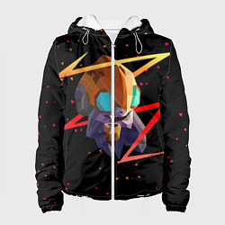 Куртка с капюшоном женская Dota 2 Tinker, цвет: 3D-белый