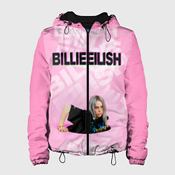 Куртка с капюшоном женская Billie Eilish: Pink Mood, цвет: 3D-черный