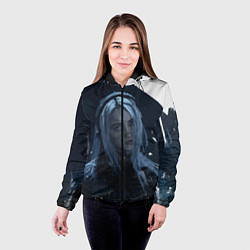 Куртка с капюшоном женская Billie Eilish: Love, цвет: 3D-черный — фото 2