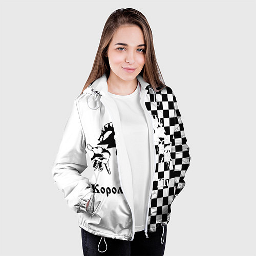 Женская куртка Король и Шут / 3D-Белый – фото 3