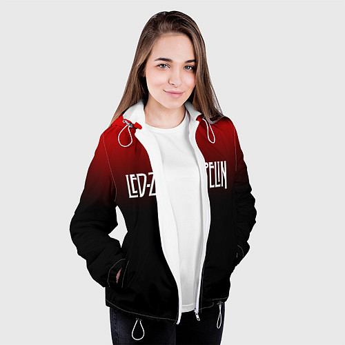 Женская куртка Led Zeppelin / 3D-Белый – фото 3