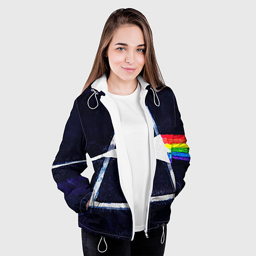 Женская куртка PINK FLOYD / 3D-Белый – фото 3